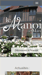 Mobile Screenshot of lemanoir-restaurant.fr